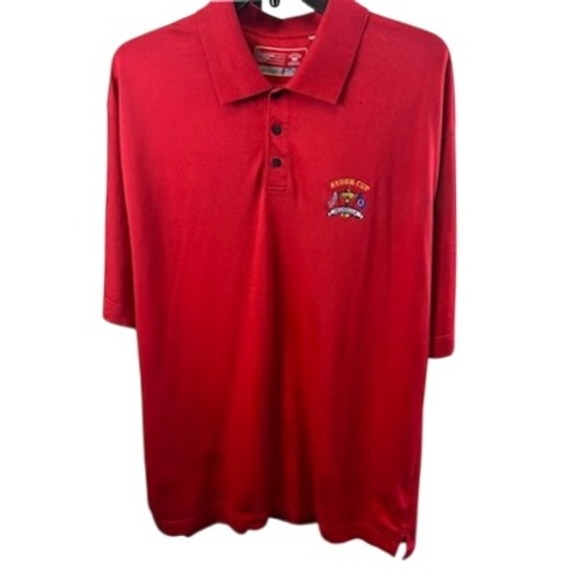 Cutter & Buck Ryder Cup Valhalla PGA Golf Polo Shirt Red Mens Size XXL 2XL - Picture 1 of 6